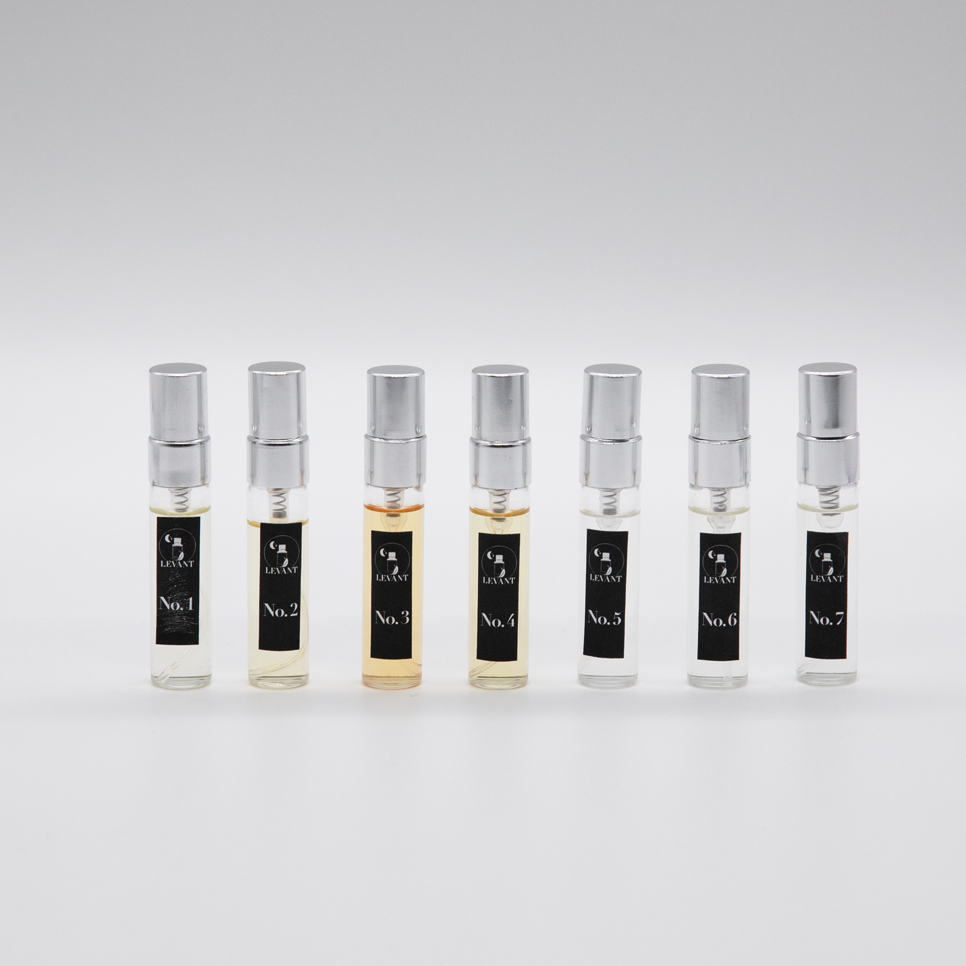 The levant perfume collection 5ml bottles