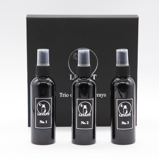Room spray gift box collection with packaging