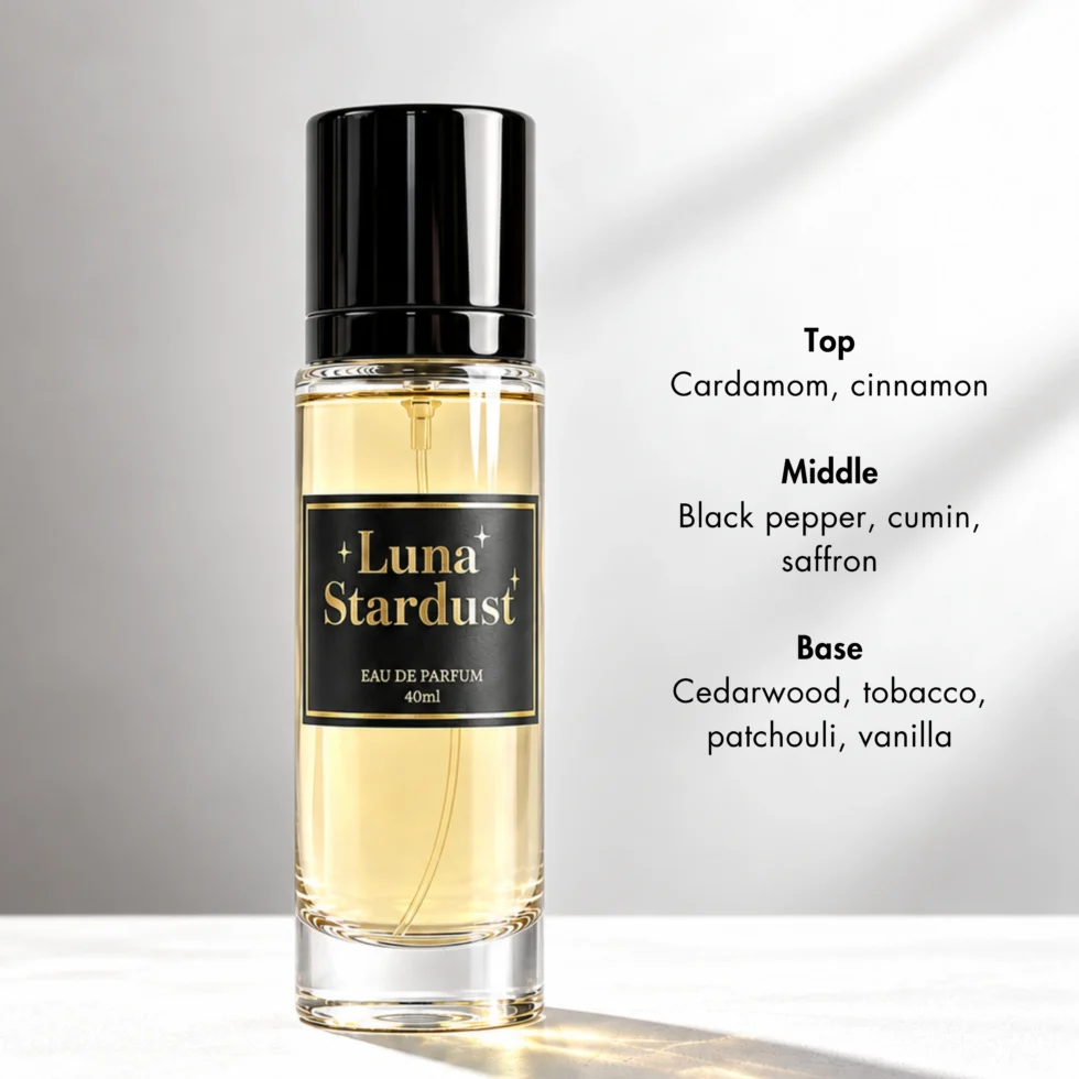 luna stardust eau de parfum with fragrance notes